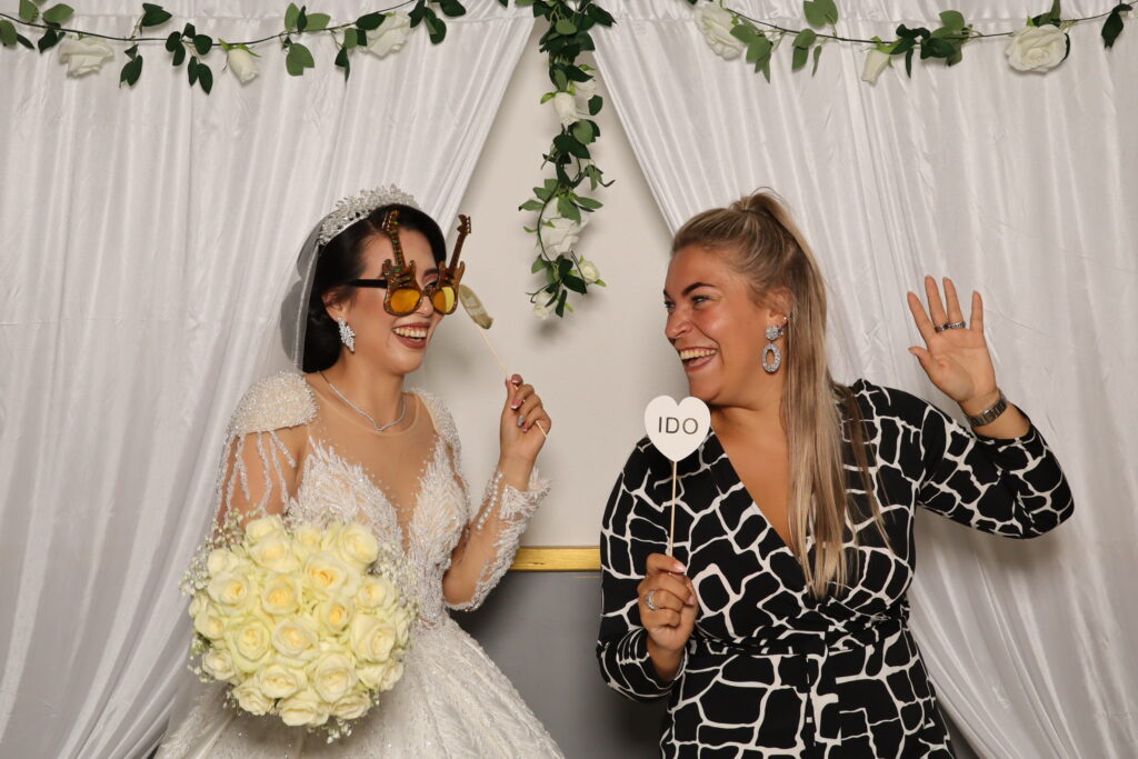 Photobooth op bruiloft geregeld door weddingplanner